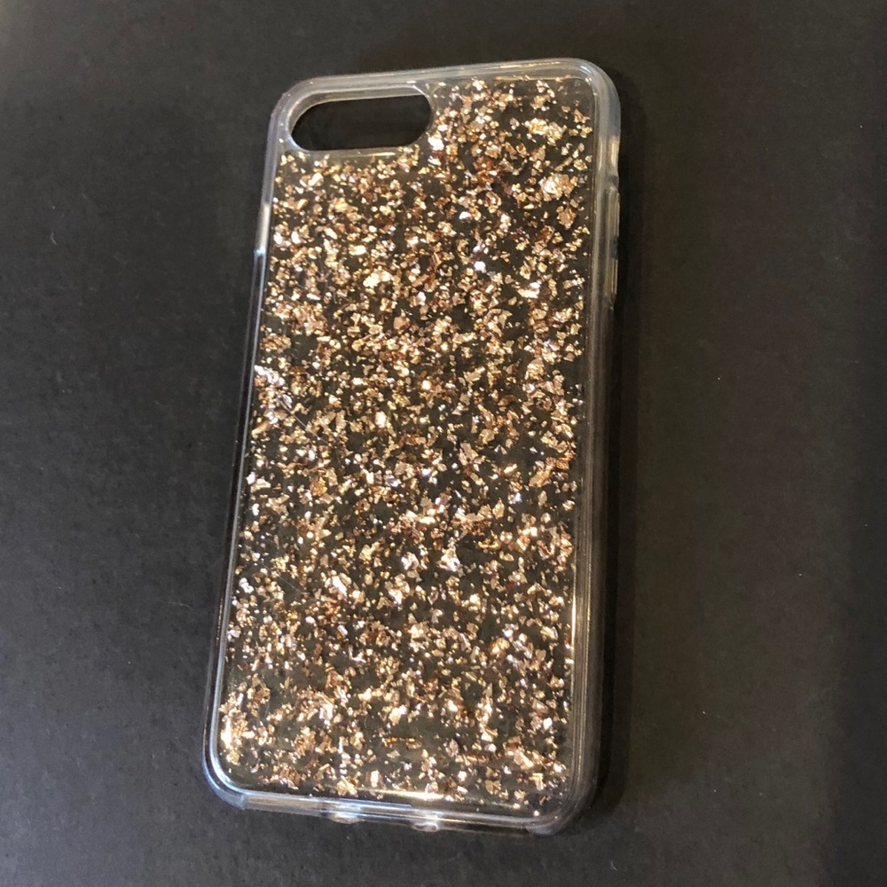 clear sparkling phone case from francesca’s